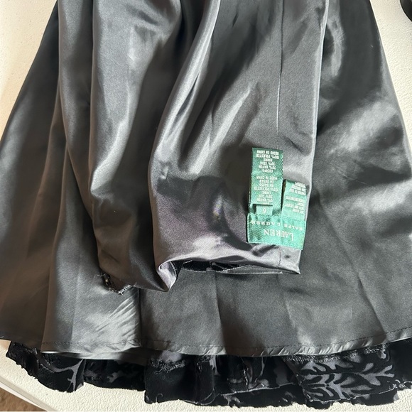 RALPH LAUREN Velvet Burnout Baroque skirt - Picture 5 of 7